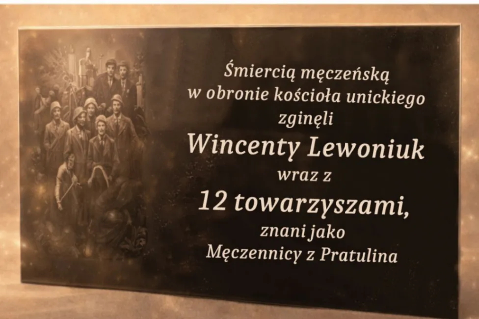 SYMBOLICZNE TABLICZKI PAMIĘCI